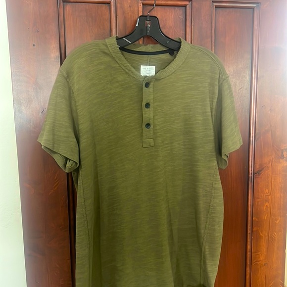 Rag & Bone S/S Henley - Picture 1 of 3